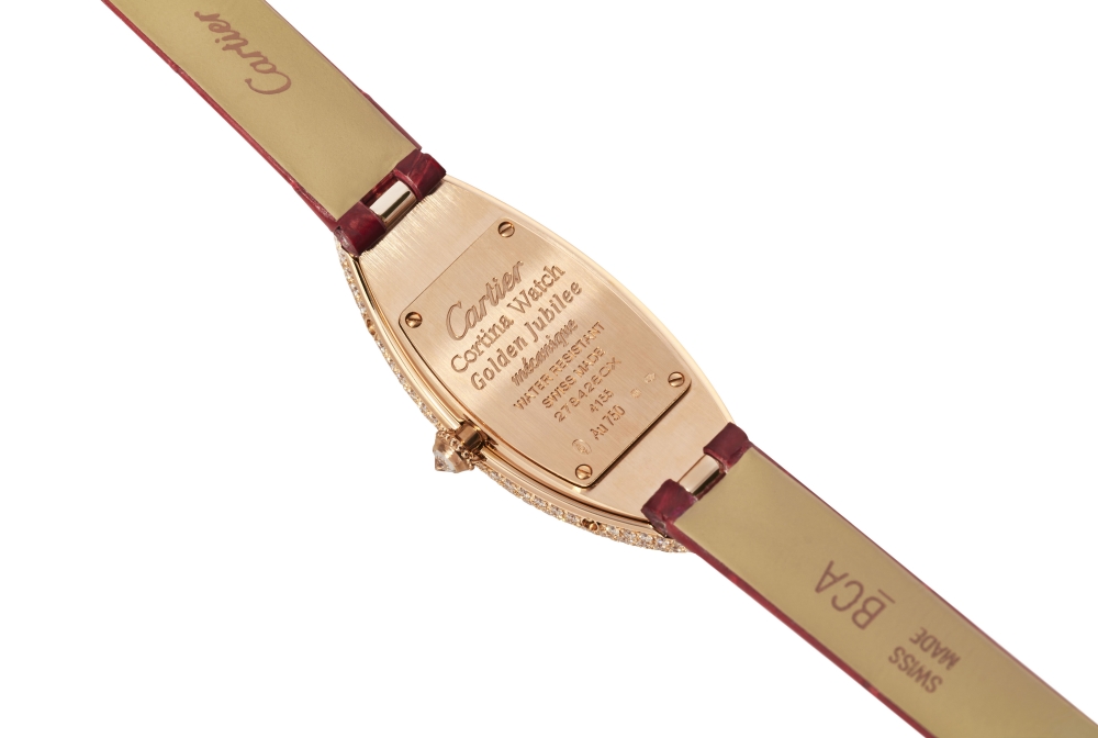 Cortina Watch, คาร์เทียร์, นาฬิการุ่นที่ระลึก, รุ่นผลิตจำนวนจำกัด, พิเศษเพียง 10 เรือน, ฉลองครบรอบ 50 ปี, เบญนัวร์, นาฬิกาขนาดใหญ่