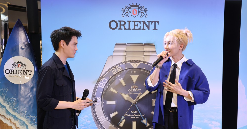 โอเรียนท์, Orient Pop-up, เซ็นทรัลเวิลด์, Diver Design, GMT รุ่นแรก, Diver Design GMT, Diver Design GMT, Limited Edition, โนอึล-ณัฐรัช ตังวาย